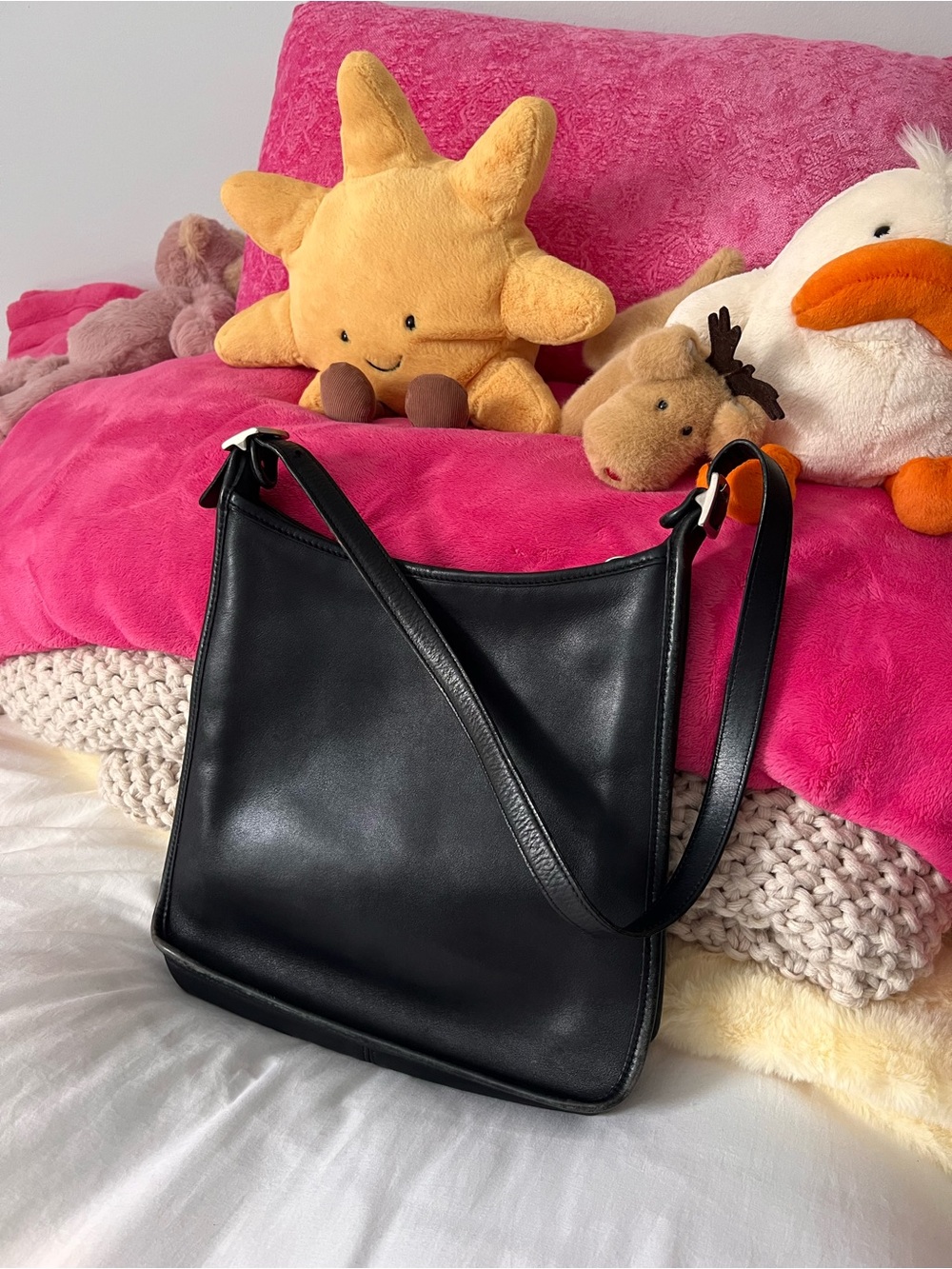 Coach Vintage Andrea Black Shoulder Bag